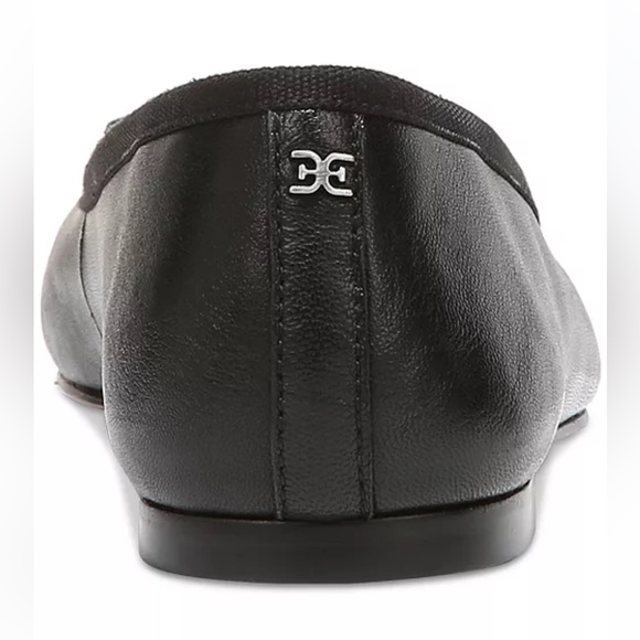 SAM EDELMAN Felicia Luxe Flat Black Leather, size 9Wide - Picture 3 of 12